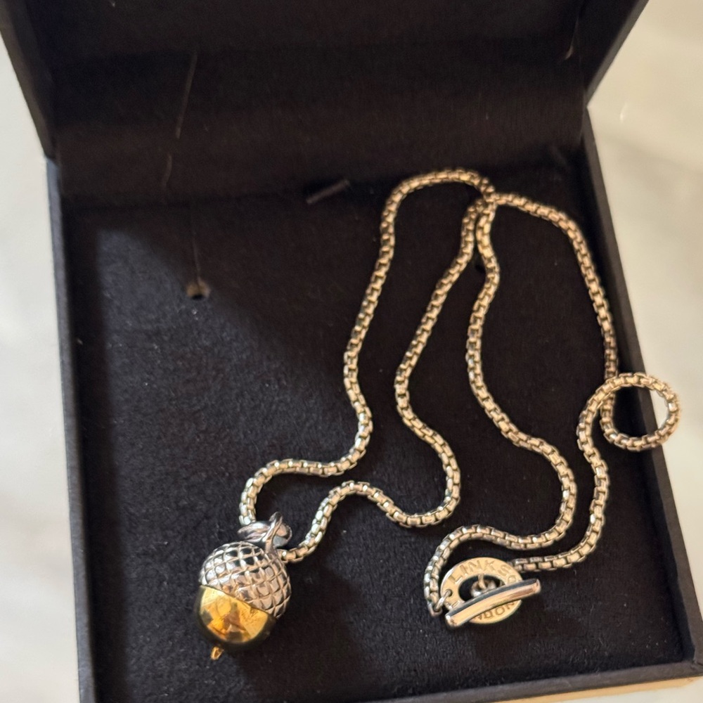 LINKS of London Acorn Pendant Necklace